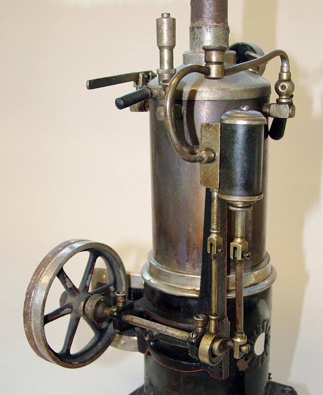 A model steam engine manufactured by Gebruder Bing.