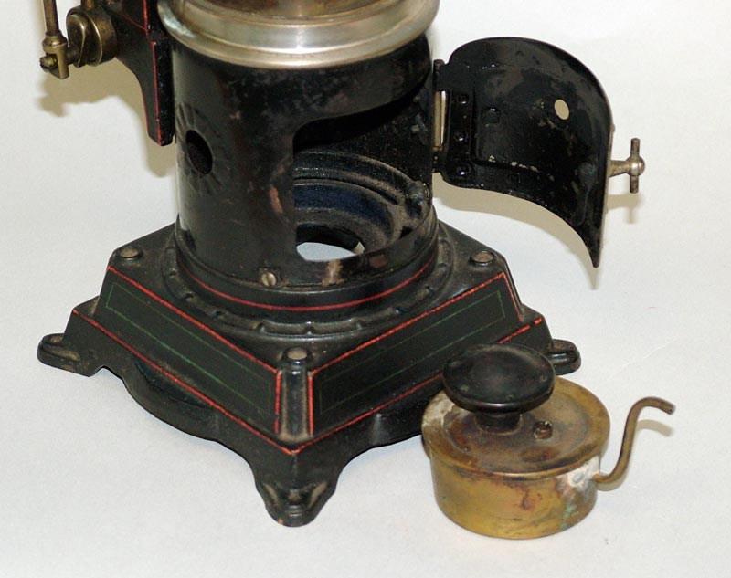 A model steam engine manufactured by Gebruder Bing.