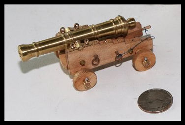 Model Naval Deck Gun