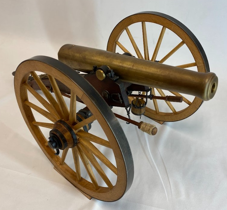 1/6 Scale M1857 12-Pounder Napoleon Gun Nearly every single component was built using conventional model making tools and a 40-year-old Sherline 4000 Lathe and Milling Machine.