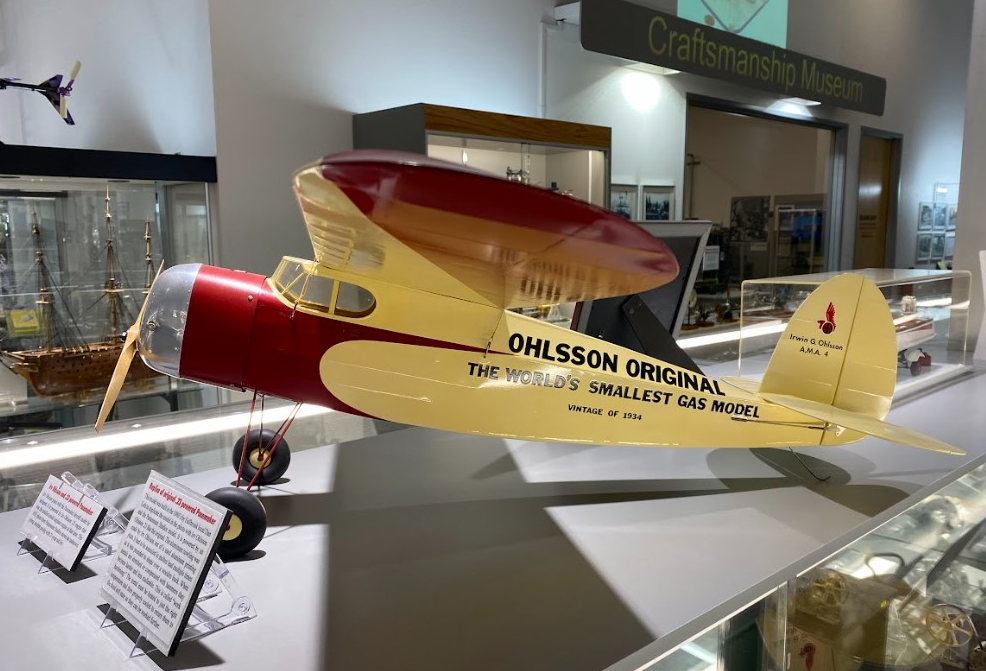 Ohlsson Pacemaker R/C Replica R/C Airplane Another angle of Dan's scale model R/C replica of the Ohlsson Pacemaker.